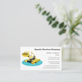 水中競技ハーベスタ建築車両用ボーカスタムト 名刺 (スタンド正面)