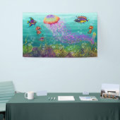 水中競技ファンタジー 横断幕 (トレードショー)