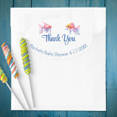 水中競技フレンズ赤ちゃんシャワー 楕円形シール