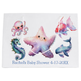 水中競技フレンド ラージペーパーバッグ