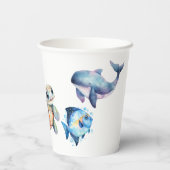 水中競技フレンド 紙コップ (裏面)