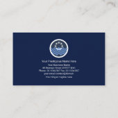 水中競技ブルーウォーターズ金ゴールドスイミングプール 名刺 (裏面)