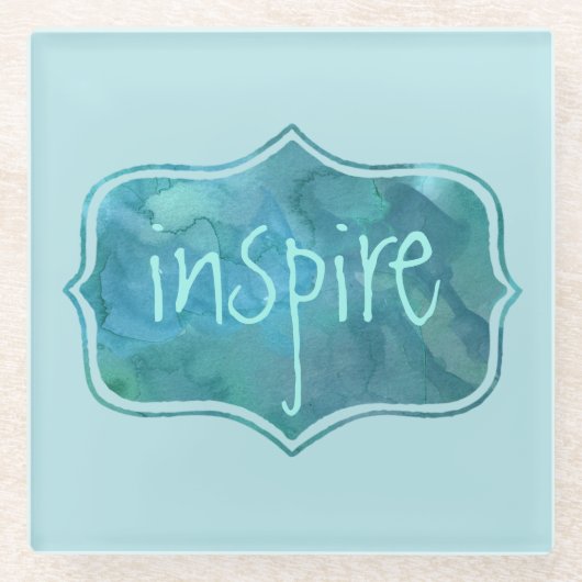 水中競技ブルースインスパイアコースター ガラスコースター (正面)