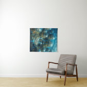 「水中競技ユートピア:魅惑された水中の街並」 D タペストリー (インサイチュ(横))