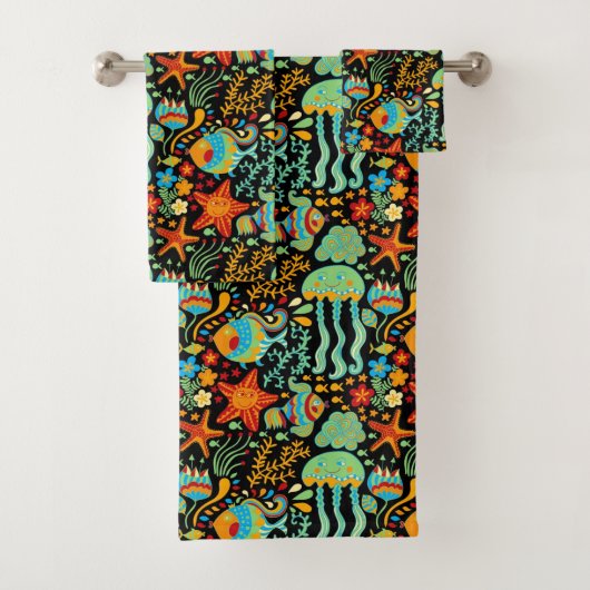 水中競技ライフカートゥーンスタイル バスタオルセット (インサイチュ)