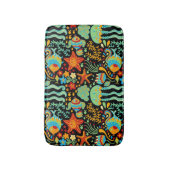 水中競技ライフカートゥーンスタイル バスマット (正面縦)