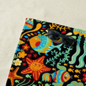 水中競技ライフカートゥーンスタイル ビーチタオル (インサイチュ)