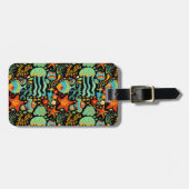 水中競技ライフカートゥーンスタイル ラゲッジタグ (正面横)