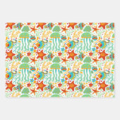 水中競技ライフカートゥーンスタイル ラッピングペーパーシート (正面3)