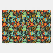 水中競技ライフカートゥーンスタイル ラッピングペーパーシート (正面)