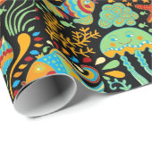 水中競技ライフカートゥーンスタイル ラッピングペーパー (ロールコーナー)