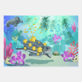 水中競技ライフラッピング紙 ラッピングペーパーシート (正面3)