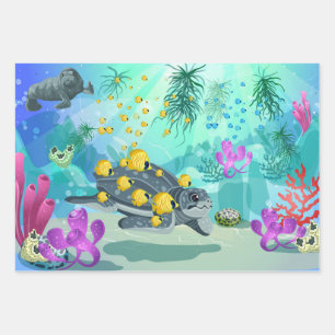 水中競技ライフラッピング紙 ラッピングペーパーシート