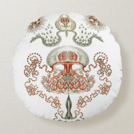 水中競技ライフ～ヘッケル～クラゲのクッション ラウンドクッション