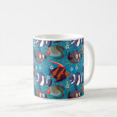 水中競技動物の型 |海水中生活45 コーヒーマグカップ (正面右)