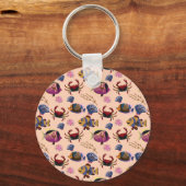 水中競技動物パターン |海水中ライフ10 キーホルダー (正面)