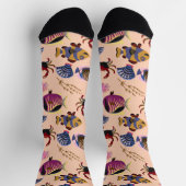 水中競技動物パターン |海水中ライフ10 ソックス (上部)