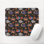 水中競技動物パターン |海水中ライフ11 マウスパッド (マウス)