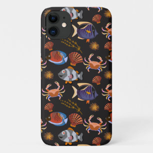水中競技動物パターン 海水中ライフ11 iPhone 11 ケース