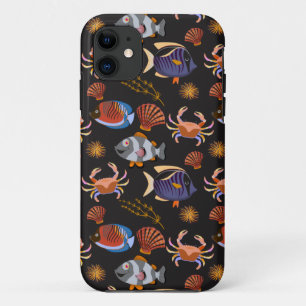 水中競技動物パターン 海水中ライフ11 iPhone 11 ケース
