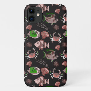 水中競技動物パターン 海水中ライフ12 iPhone 11 ケース