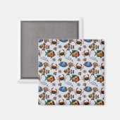 水中競技動物パターン |海水中ライフ14 マグネット (正面/裏面)