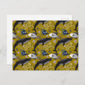 水中競技動物パターン |海水中ライフ18 ポストカード (正面/裏面)