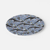 水中競技動物パターン |海水中ライフ19 ペーパープレート (アングル)