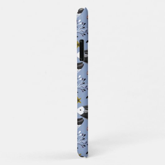 水中競技動物パターン |海水中ライフ19 Case-Mate iPhoneケース (裏面/右)