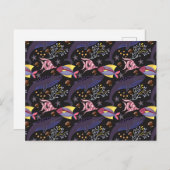 水中競技動物パターン |海水中ライフ21 ポストカード (正面/裏面)