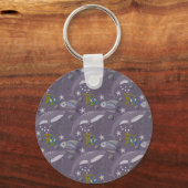 水中競技動物パターン |海水中ライフ24 キーホルダー (正面)