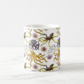 水中競技動物パターン |海水中ライフ26 コーヒーマグカップ (中央)