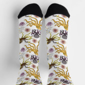 水中競技動物パターン |海水中ライフ26 ソックス (上部)