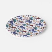 水中競技動物パターン |海水中ライフ27 ペーパープレート (アングル)