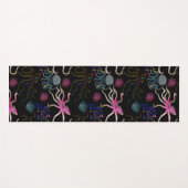 水中競技動物パターン |海水中ライフ28 ヨガマット (正面(横))