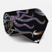 水中競技動物パターン |海水中ライフ29 ネクタイ (ロール)