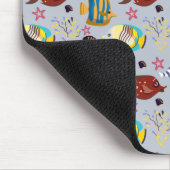 水中競技動物パターン |海水中ライフ2 マウスパッド (コーナー)