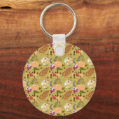 水中競技動物パターン |海水中ライフ31 キーホルダー (正面)