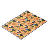 水中競技動物パターン |海水中ライフ32 ノートブック (左側)