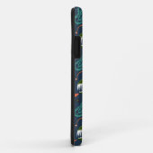 水中競技動物パターン |海水中ライフ34 Case-Mate iPhoneケース (裏面/右)