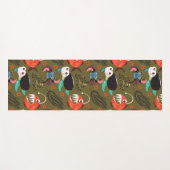 水中競技動物パターン |海水中ライフ36 ヨガマット (正面(横))