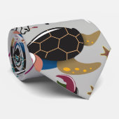水中競技動物パターン |海水中ライフ37 ネクタイ (ロール)
