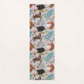 水中競技動物パターン |海水中ライフ37 ヨガマット (正面)