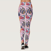 水中競技動物パターン |海水中ライフ39 レギンス (裏面)