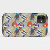水中競技動物パターン |海水中ライフ40 Case-Mate iPhoneケース (裏面(横))