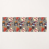 水中競技動物パターン |海水中ライフ41 ヨガマット (正面(横))