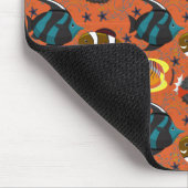 水中競技動物パターン |海水中ライフ42 マウスパッド (コーナー)