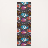 水中競技動物パターン |海水中ライフ43 ヨガマット (正面)