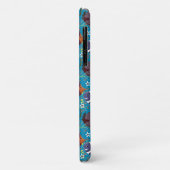 水中競技動物パターン |海水中ライフ45 Case-Mate iPhoneケース (裏面/左)