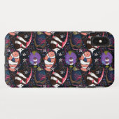 水中競技動物パターン |海水中ライフ47 Case-Mate iPhoneケース (裏面(横))